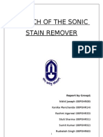Launch of The Sonic Stain Remover