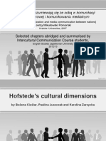 Hofstede's Cultural Dimensions: An Analysis"TITLE"High vs Low Context Cultures and Other Cultural Dimensions" TITLE"Presentation on Hofstede's Model of Cultural Dimensions