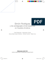 Simon Rodriguez - Pedagogias Emancipadoras