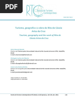 Turismo, Geografia e a Obra de Rita de Cássia Ariza Da Cruz