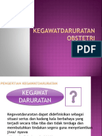 Kegawatdaruratan Maternal Dan Neonatal