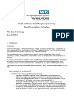 2017-05 Norfolk and Waveney CPDG Policy Briefing Paper - Capsule Endosco
