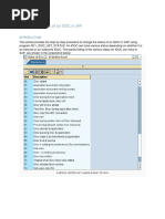 Change the Status of an IDOC in SAP