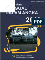 Kecamatan Sunggal Dalam Angka 2018