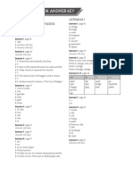 Student'S Book Answer Key: Unit 1