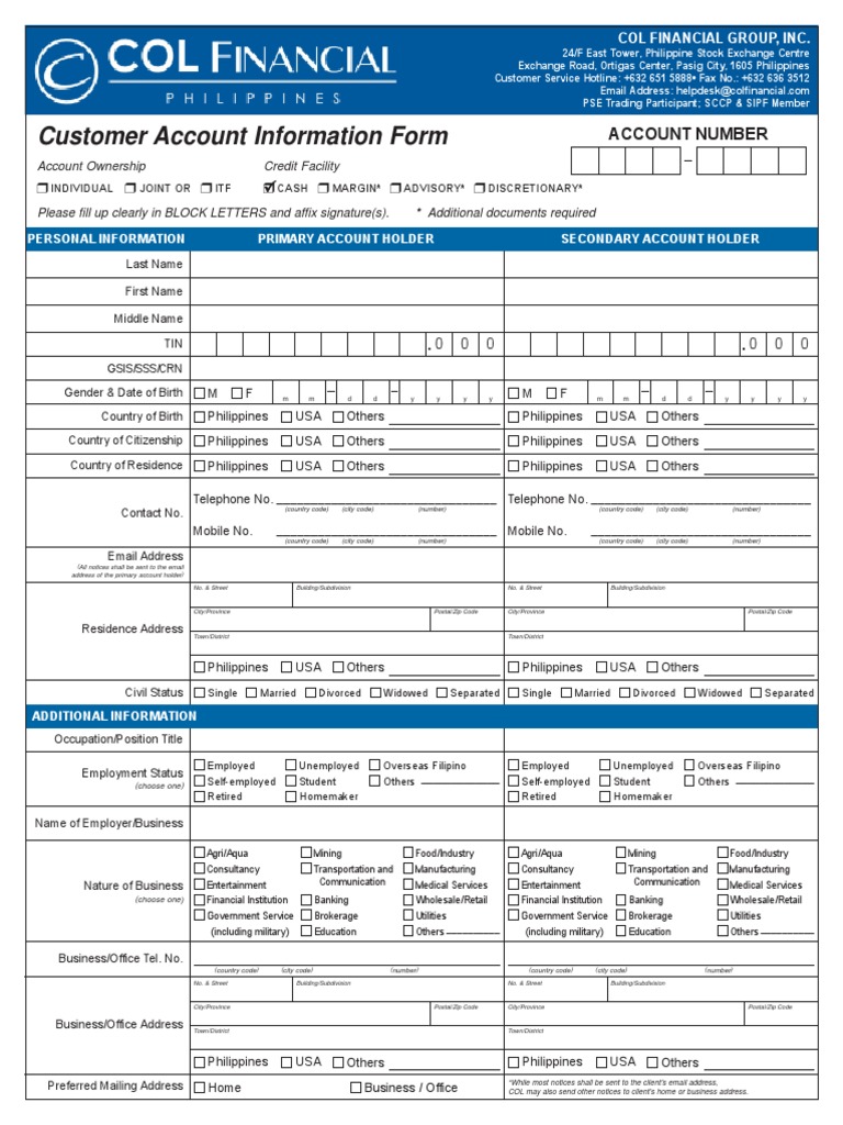 Individual Forms Complete PDF | PDF | Investing | Securities (Finance)