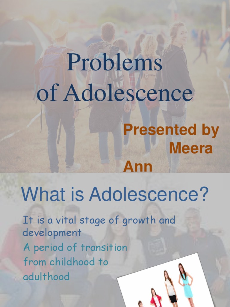 Adolescent Problem - Depression | PDF | Adolescence | Major Depressive ...