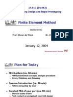 Finite Element Method: January 12, 2004