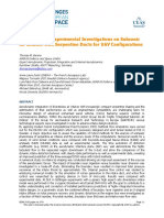 Numerical and Experimental Investigations On Subsonic Air Intakes With Serpentine Ducts For UAV Configurations