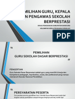 Pemilihan Guru, Kepala Sekolah Dan Pengawas Sekolah CK PDF