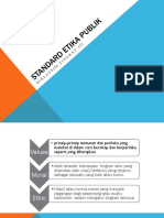 Standar Etika Publik Pim III Agustus 2014