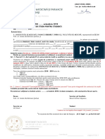 Act Aditional La Contractul de Studii Medicina - Limba Romana - An 6