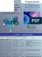 Programación IX Seminario Ciencias Básicas Biomedicas 2018-2