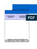 Evidencia 6 Propuesta Plan Maestro y Estrategias de Distribucion Logistica