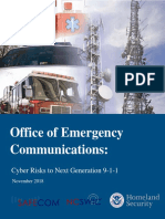 Cybersecurity Risks For NG9-1-1 (100418) - 508C - FINAL