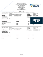 Bossier City Water Chlorine Report - 10/12/18