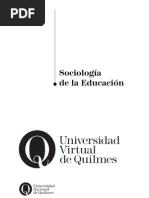 Sociología de la Educación - Emilio Tenti