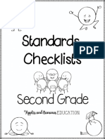 Standards Checklists: Second Grade Second Grade