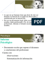 Como Hacer Un Informe Psicológico