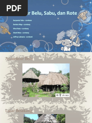 8700 Gambar Rumah Adat Rote HD Terbaik