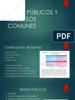 Bienes Públicos y Recursos Comunes