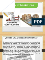 LICENCIAS DE CONSTRUCCION Y ESCALAS