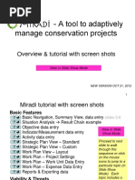 Miradi Self Guided Tutorial 2012-10-22