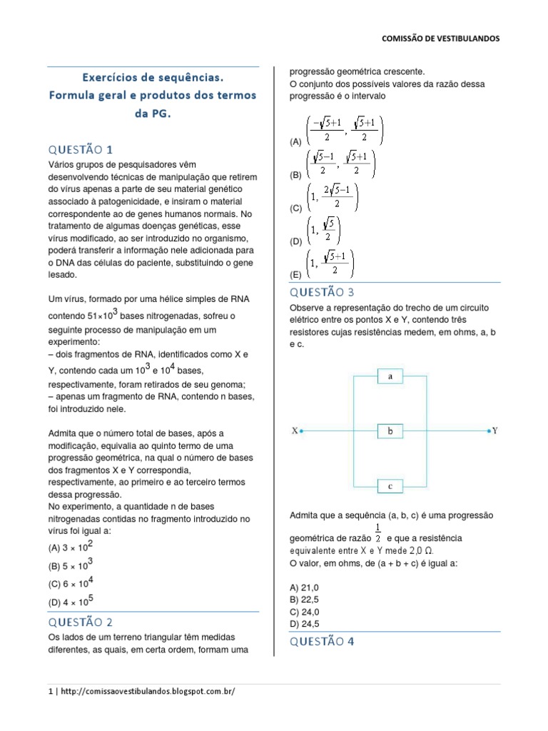 Determine A Soma Dos 10 Primeiros Termos De Cada Pa