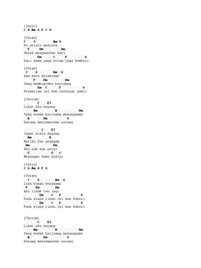 Lirik Anji Menunggumu Pdf
