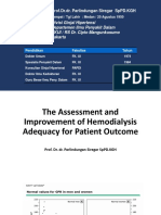 Prof Parlin - The Assessment and Improvement of Hemodialysis Adequacy For Patient Outcome PDF