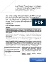 Tri Arini, Rista Islamarida, Maria Merdiana: Knowledge, Demeanor, Adolescent's Reproduction, Leucorrhea