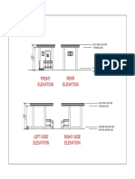 Front Elevation Rear Elevation: Finished Line Roof Apex/ Gutter