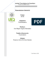 Mantenimiento Industrial: Universidad Tecnológica de Querétaro