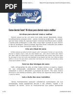 Como Dormir Bem? 16 Dicas Para Dormir Mais e Melhor