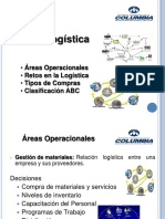 ORGANIZACIÓN de PRODUCCIÓN de A & B - LOGÍSTICA 2. Areas Operacionales, Retos, Tipos de Compras, Clasificación ABC