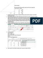 Cara Membuat Profil Tanah Secara Manual Di AutoCAD 2015