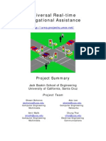 Universal Real-Time Navigational Assistance: Project Summary