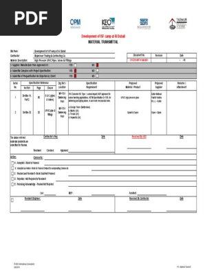 Material Submittal - Qplast,Cepex