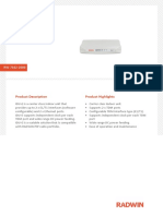 IDU-E Series: RADWIN Indoor Unit