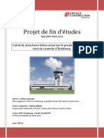 Projet de Fin D'études: Calcul de Structures Béton Armé Sur Le Projet de La Nouvelle Tour de Contrôle D'entzheim