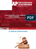 PLANTILLA UAP 2018-2 Sesion 1. El Desarrollo Del Derecho Constitucional Peruano