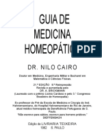 Guia Homeopático Dr Nilo Cairo - Em 13.10.2018