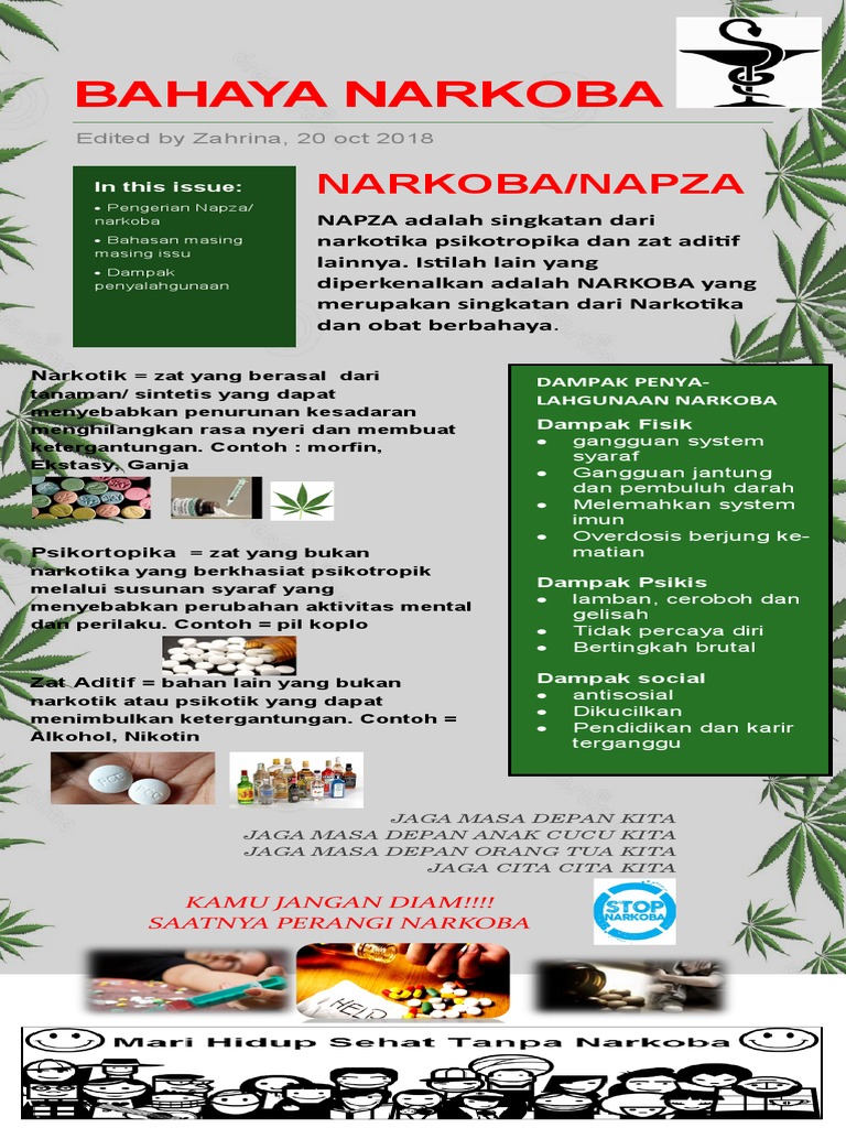 Contoh Brosur Narkoba Terbaik