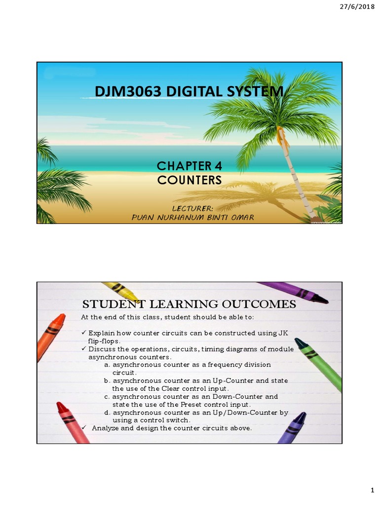 Chapter 4 Counters PDF | Download Free PDF | Signal Processing ...