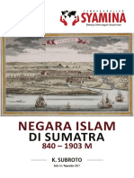 (SYAMINA) Negara Islam Di Sumatra, 840 - 1903 M