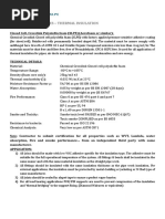 Standard Specification Closed Cell Polyolefins Insulation