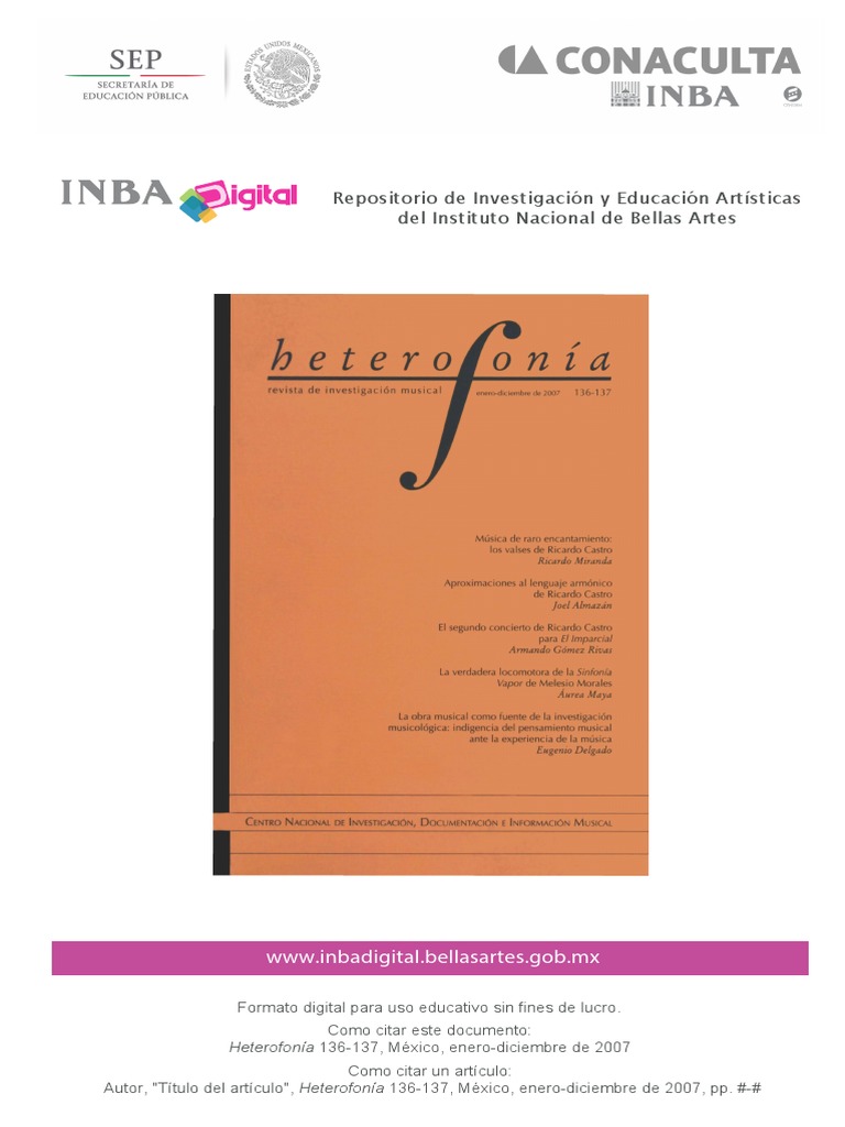 Heterofonía PDF Armonía Acorde (Música)