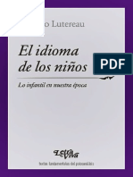 El Idioma de Los Niños (Luciano Lutereau) PDF