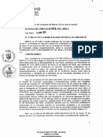 AC N 015-2011 - Aprobar La Suscripcion Del Convenio de Cooperacion Entre La Municipalidad de San Borja y La Empresa Paneles Napsa S.A PDF