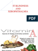 Night Blindness AND Xerophthalmia